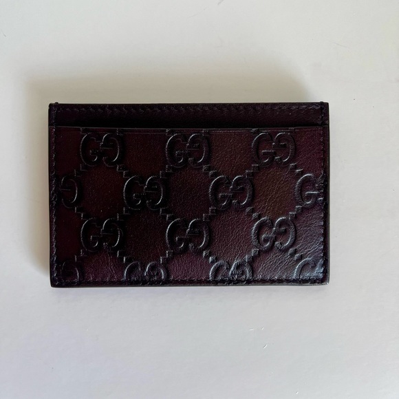 Gucci GG Brown Leather Bow Compact Signature Wallet. BRAND NEW!!! - Picture 3 of 5